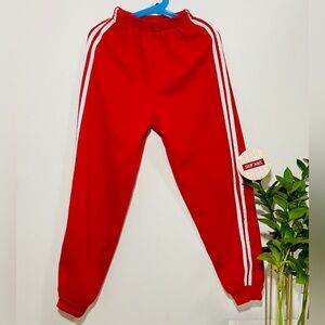 Red Kids Track Pants Red Jogging Pants Kids